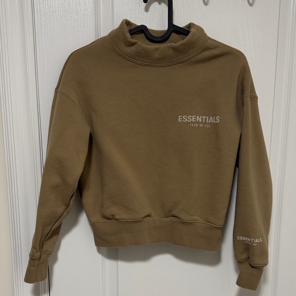 Kids Essentials Fear of God Brown Sweatshirt